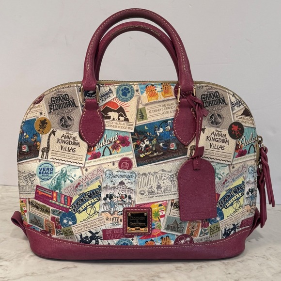 Dooney & Bourke Handbags - Dooney & Bourke Disney Vacation Club Leather Satchel Bag Purse Handbag 2019 Read